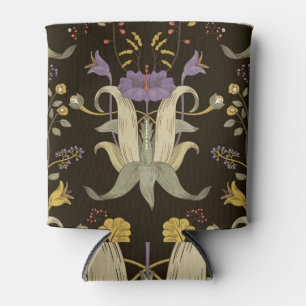 Porta-lata Art Nouveau Floral: Padrão Vintage