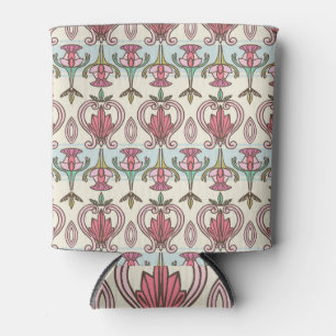 Porta-lata Art Nouveau: papel de parede sem costura.