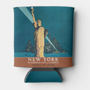 Porta-lata Arte da Estátua da Liberdade da Cidade Maravilhosa