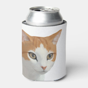 Porta-lata Arte de Gato Ginger Adorável