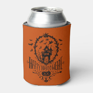 Porta-lata Arte de Linha de Casa Assombrada Feliz Halloween L