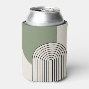 Porta-lata Arte de linha de estilo de meio século com arco ve