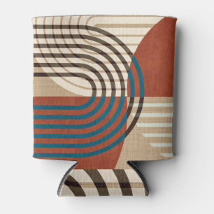 Porta-lata Arte de Parede de Colagem Retroativa: Abstrato de 