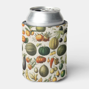 Porta-lata Arte de Poster de Frutas Botânicas Francesas Vinta