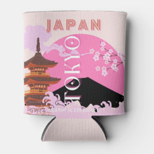 Porta-lata Arte de Viagem no Japão Tóquio, Arte de Viagem Ret