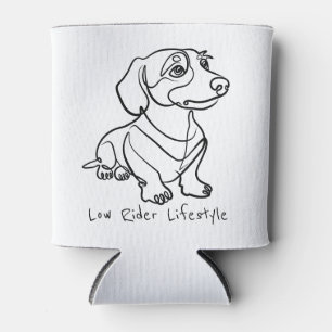 Porta-lata Arte em Linhas de Dachshund - Estilo de Vida Low R