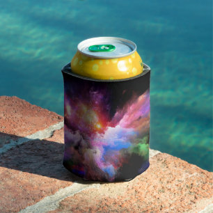 Porta-lata Arte em nuvem abstrata vibrante surreal de Slipper