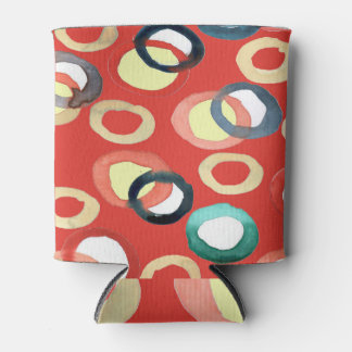 Porta-lata Arte em Segundo Plano do Vivid Aquarelle Abstrato