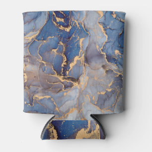 Porta-lata Arte fluida, texturas naturais de luxo