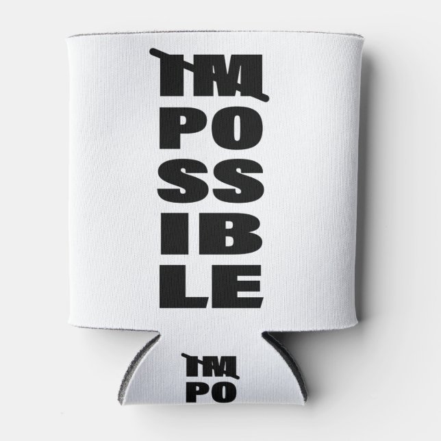 Porta-lata Arte Inspirativa - Possibilidades Sem Fim (Frente)