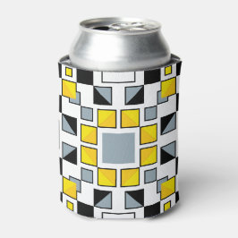 Porta-lata Arte Moderna de Padrão de Colcha Geométrica