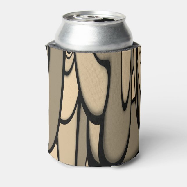 Porta-lata Arte Moderna Derreter Matizes Castanhos (Can Back)