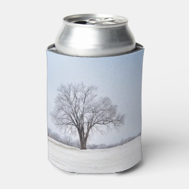Porta-lata Árvore de carvalho de inverno em destaque (Can Front)