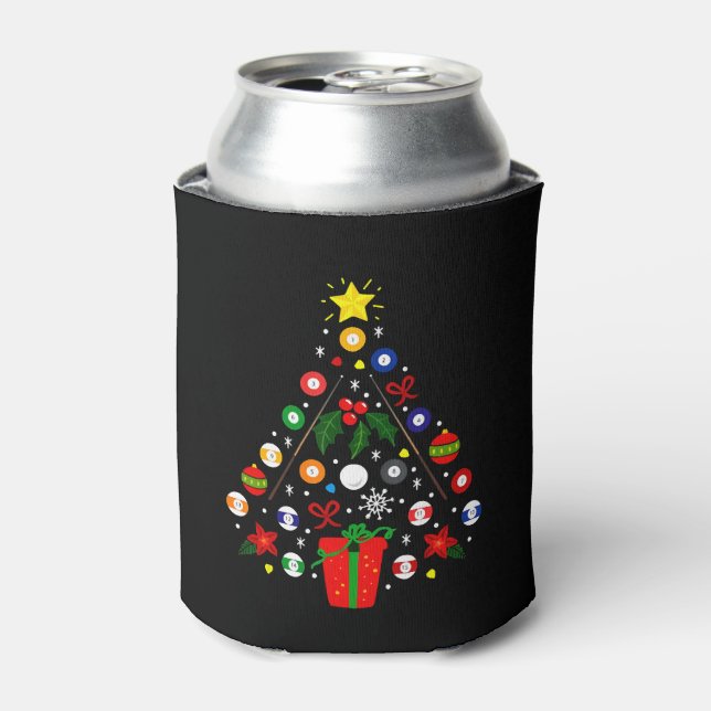 Porta-lata Árvore de Natal Billiard (Can Front)
