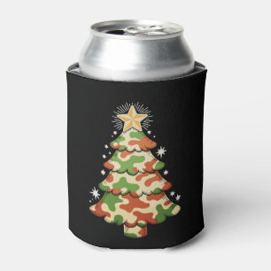 Porta-lata Árvore de Natal Camuflada Camuflagem Militar Natal