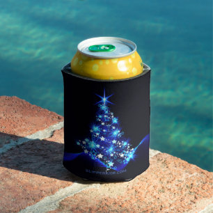 Porta-lata Árvore de Natal estilizada e brilhante da Slippery
