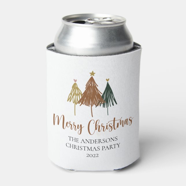 Porta-lata Árvore natalícia Feliz Natal (Can Front)