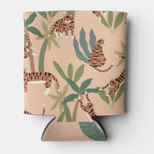 Porta-lata Árvores de Palma de Tigres de Verão Exóticas