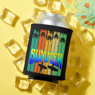 PORTA-LATA ÁRVORES DE VINTAGEM DE VERÃO