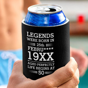 Porta-lata As Legendas Personalizadas Eram Nasceres na Idade 