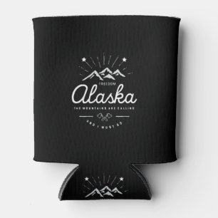 Porta-lata As montanhas de Alaska são chamando mim devem ir