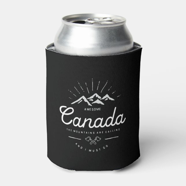 Porta-lata As montanhas do Canadá estão chamando de "Eu devo  (Can Front)