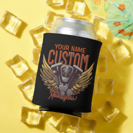 Porta-lata Asas de Águia de Motocicleta Personalizadas Garage