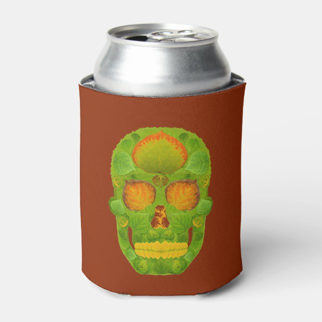 Porta-lata Aspen Folha Skull 10 (Can Front)