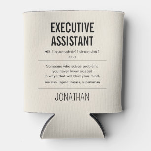 Porta-lata Assistente Executivo Personalizado Divertido