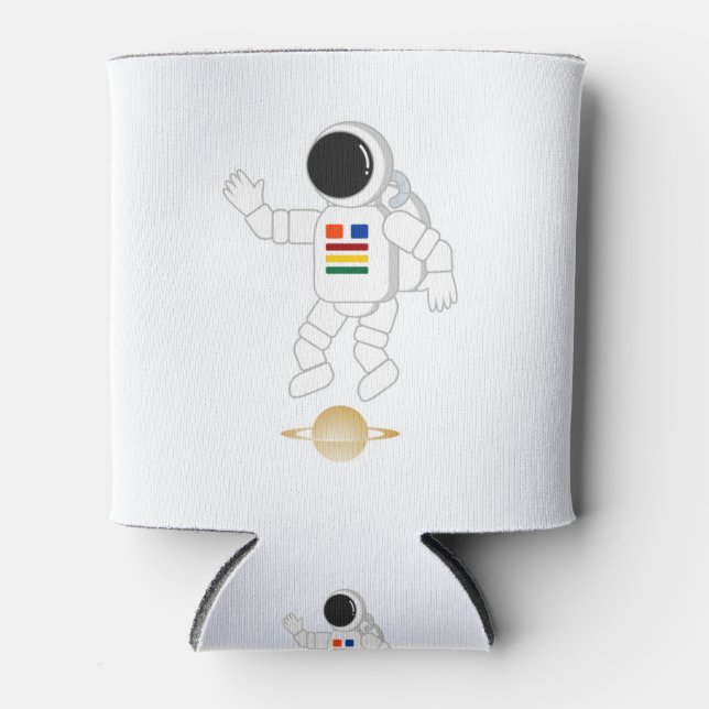 Porta-lata Astronauta Saturno (Frente)