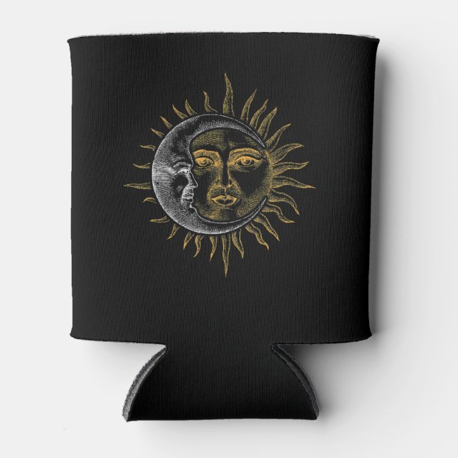 Porta-lata Astronomia Estrelas Sol Planetas Lua Astronauta (Frente)