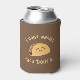 Porta-lata Ataque do Taco 'ele humor engraçado da chalaça d