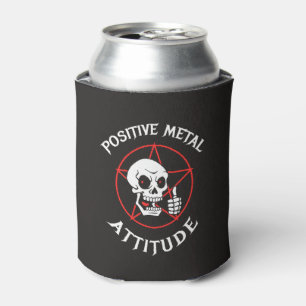 Porta-lata Atitude positiva do metal