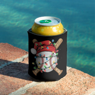 Porta-lata Atleta de beisebol de Natal Esportes Papai Noel 