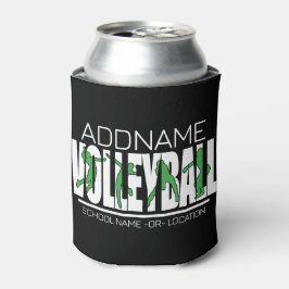 Porta-lata Atleta Superior da Escola de NOME do Jogador da Eq