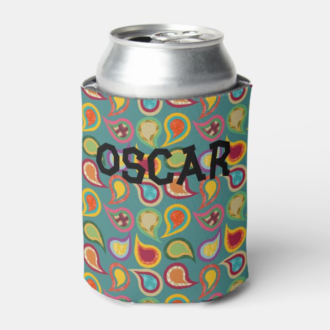 Porta-lata Atomic Paisleys (Can Front)