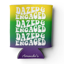 Atordoada Engajada Retro Festa de Noiva Mardi Gras