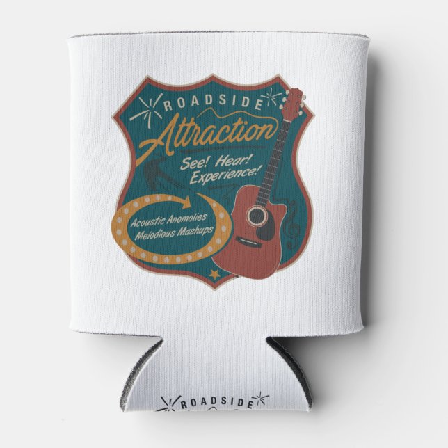 Porta-lata Atração na estrada pode resfriar (azul) (Frente)