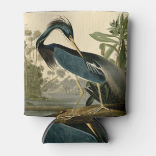 Porta-lata Audubon Louisiana Heron Birds América Art