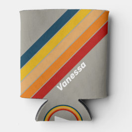 Porta-lata Aurora Arcade Striped with Name