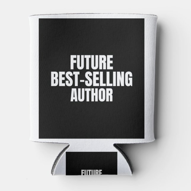 Porta-lata Autor futuro mais vendido (Frente)