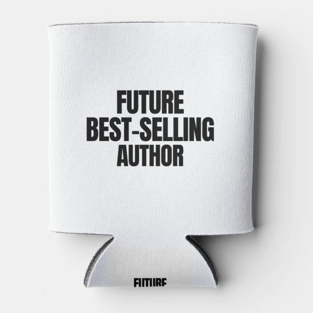 Porta-lata Autor futuro mais vendido (Frente)