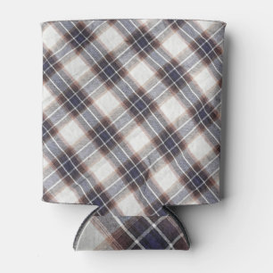 Porta-lata Autumn Colors Gingham Ecologic Cotton
