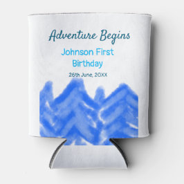 Porta-lata Aventura Azul Aqua inicia montanha primeiro aniver