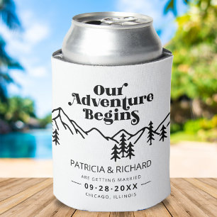 Porta-lata Aventura na Montanha Começa Casamento Rústico na F