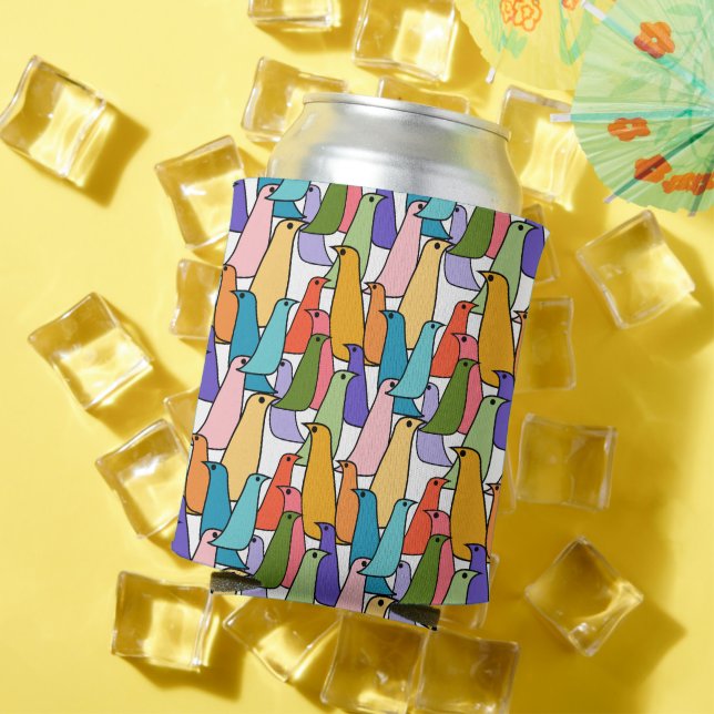 Porta-lata Aves Coloridas (Verão in situ)