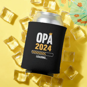 Porta-lata Avô 2024 Carregando Anúncio de Gravidez