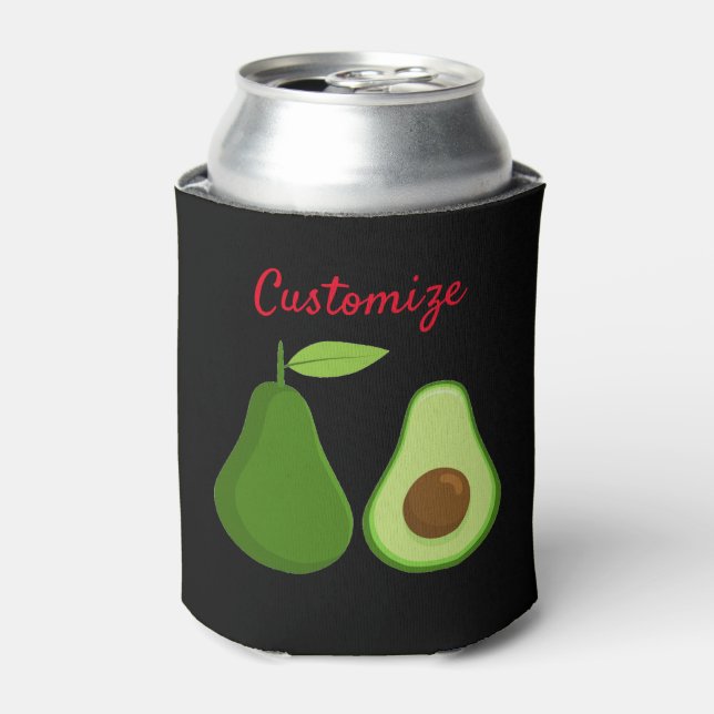 Porta-lata Avocado Lover Design Thunder_Cove (Can Front)