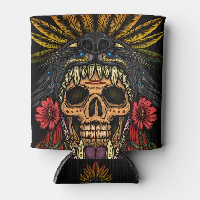 Porta-lata Aztec Warrior (Frente)