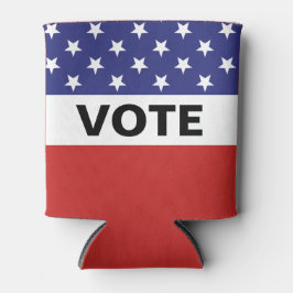 Porta-lata Azul branco vermelho americano